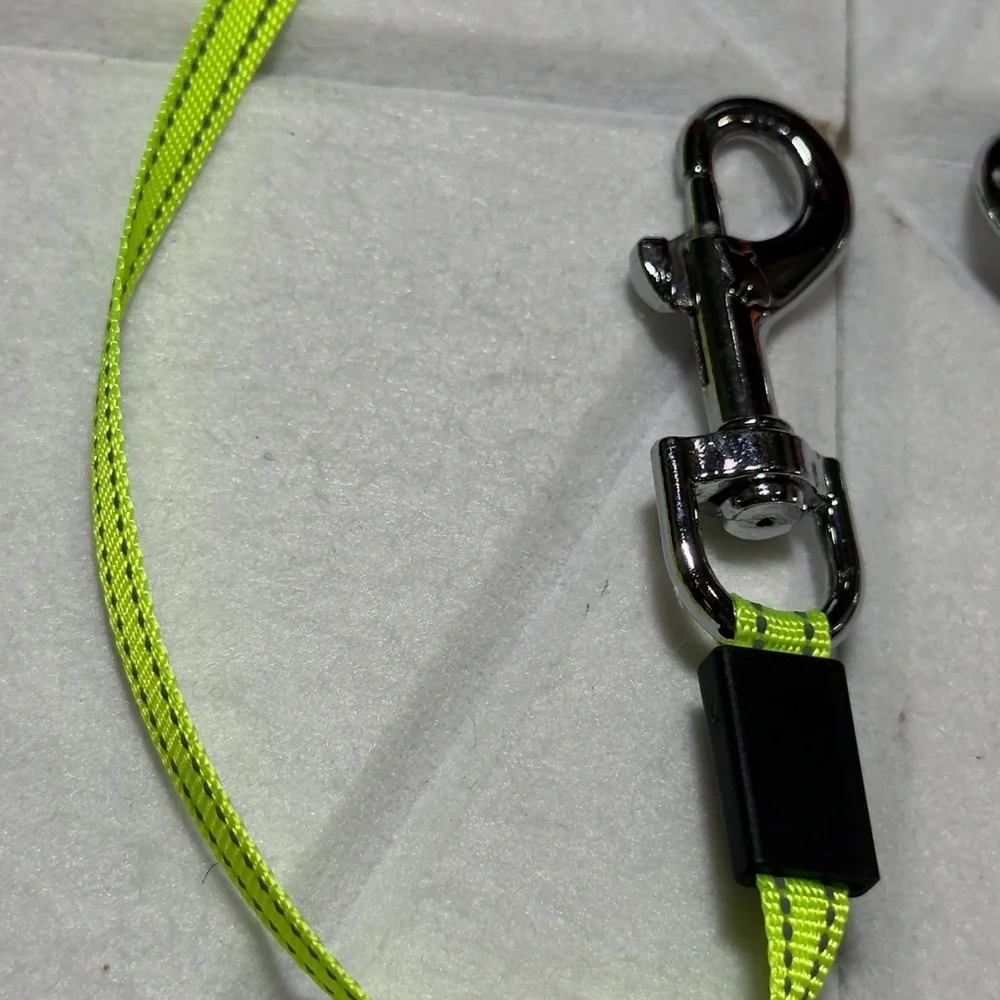 3-in-1 Double Dog Leash Retractable, Tangle-Free with Light & Bag Holder